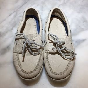 Sperry Topsider Cream 8S
